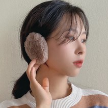 미즈코스 끈없는 토끼털 귀마개 방한귀마개 똑딱이 겨울귀마개 한파 등산 아웃도어 러닝 운동 남녀노소