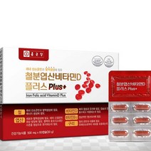 종근당 철분제 엽산 비타민D 종합영양제 60캡슐 임산부 수유부 청소년