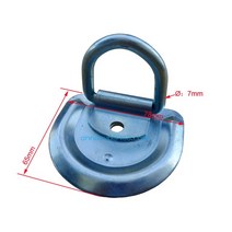 CVP 카고 타이 다운 앵커 스틸 D 로프 데크 래싱 링 볼트 트레일러 트럭 자전거 UTV RV 부품 캠핑 캐러밴, 01 DIa 7mm