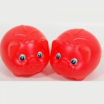 빨간 돼지저금통-중 2P 캐릭터저금통 동전저금함가정용금고 감성문구 개인금고 거실인테리어 귀여운느낌 귀여운저금통 금고저금통 독특한저금통 동전저금 동전저금통 동전저금함 생일선물 선물 센스있는집들이선물 소형금고 심플저금통 어린이금고 어린이날선물 어린이저금통 어린이집생, 본상품