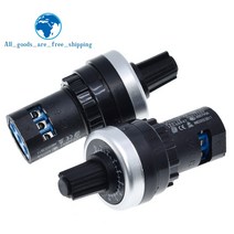 LA42DWQ-22 1K 2K 5K 10K 20K 50K 100K 200K 직경 22mm 로터리 포텐쇼미터 컨버터 변환기거버너 인버터 저항 스위치, [02] 100K