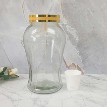 디벨리드 퓨어 인삼주병 유리병 술병 더치커피병 4500ml 03311653EA, 본상품선택