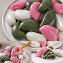 굳지않는 삼색 바람떡 8kg 온가족 간식 행사떡 잔치떡