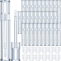Patelai 립글로스 공병 5ml 30피스 고무 스토퍼 포함 투명 립스틱 립밤 속눈썹 영양제 화장품 보관 용품 757376
