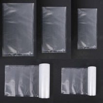 진공 비닐포장기 비닐접착기공용 비닐롤 비닐파우치 과자 음식 채소 과일신선보관 포장팩, 11인치파우치*20매