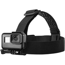 야외 스포츠 카메라 고정 헤드 스트랩 미끄럼 방지 머리띠 길이 조절 가능, 1