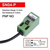 1 Pc 유도 광장 근접 스위치 SN04-N1 SN04-P1 금속 감지 4mm NPN PNP NO NC SN04-D1, SN04-P1 2