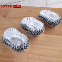 컵케익 종이호일 90P 홈베이킹컵 빵틀 롯데 베이킹컵 머핀틀 은박컵 타원형 쿠킹컵 머핀컵, 상세페이지 참조
