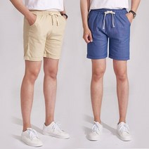 디바옴므 카브라 린넨 스판 반바지