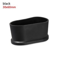 가구부품 부속자재 미끄럼 방지 실리콘 타원형 가구 발 패드 4 개 의자 다리 캡 테이블 컵 양말 보호 액세서리, [05] black-30x60mm