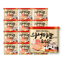 롯데푸드 롯데햄 의성마늘로 만든 로스팜 340g 10캔
