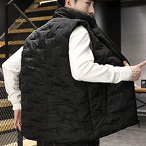 남자 누빔 경량 패딩 조끼 커플 단체 초경량 겨울 베스트