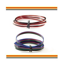 LED RGB 2WAY 2선 3선 4선 5선 연장 배선 연장선 전선, 1개, 2선(두께2mm)