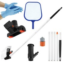 수영장청소기 여과기 수중 자쿠지 바닥 진공 도구 흡입 헤드 연못 분수 키트 홈 야외, 하얀, 01 WHITE