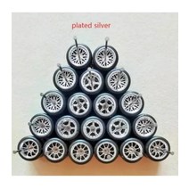 드론부품 타이어 포함 합금 자동차 휠 핫 매치박스 돔카 토미 164 모델용 10 세트 2023Y ADVAN/CE28/BBS 1/64, [06] as picture