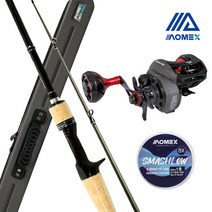 아오맥스 루마인702ML 베이트 루어낚시대 세트 + 베이트릴 + 합사줄1호 바다민물루어낚시대, C-702ML낚시대+다용도가방+베이트릴+합사줄1.5호, 왼손