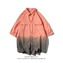 남자 여름 반팔셔츠 화이트 내막 와이셔츠 캐쥬얼 멋진 5부 소매 타입 번 C2117P50 통제함 68 4994048077