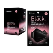 웰킵스 리얼블랙 황사마스크 중형 KF94, 10개, 10개