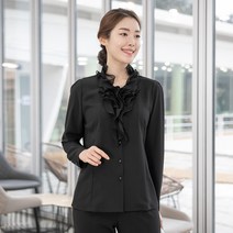 엄마옷 모슬린 셔링 라운드 블라우스 BL201091마담 미시옷 50대 중년여성의류 60대 엄마옷 빅사이즈 할머니옷 여성옷