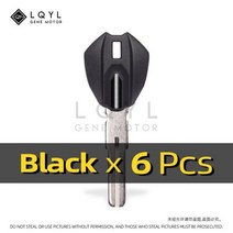 6Pcs 오토바이 열쇠 교체 키 DUCATI 몬스터 696 796 M1100S M1200S 821 848 1098 1199 1299 M1100 659 656, 01 6 PCS Black