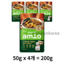 풀무원아미오 강아지 자연담은영양식 습식사료, 황태+홍합, 200g, 1개