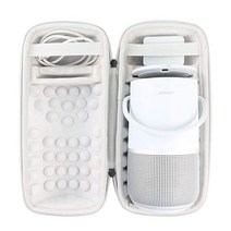 Khanka Hard Case for Replacement Bose Portable Home/Smart Bluetooth Speaker (Fits Charging Cradle), silver gray