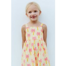 [키즈1-6세]자라 ZARA 팜트리 텍스처 원피스156304