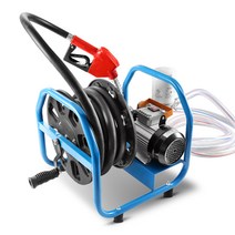 전동드럼 오일 경유 이송 펌프 주유기 필터 오일 주유건 농업용 선박 급유기, 블루 220V개