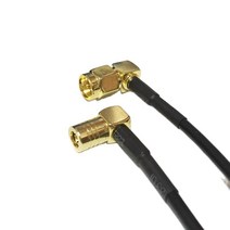 통신안테나 새로운 모뎀 동축 케이블 SMA 수 플러그 직각 스위치 SMB 암 90 도 커넥터 RG174 20CM 8 quot피그 테일 어댑터, 4. 100CM