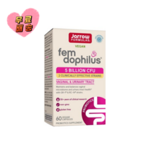 [빠른직구배송] 재로우포뮬러스 자로우 펨 도피러스 50억 프로바이오틱스 유산균 60캡60일 총 1개 [정품품질보장], 60정, 60개