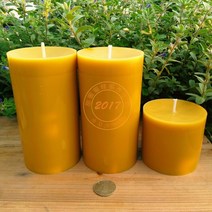 천연밀랍초 기도초 향초 천연 허니 왁스 꿀초 앤틱 캔들 디퓨저, 지름 5cm 높이 5cm