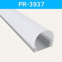 그린맥스 LED방열판 홀형 PR-3937 *LED프로파일 알루미늄방열판, 1개, PR-3937x1M