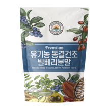 유기농 동결건조 빌베리 분말 실속형, 200g
