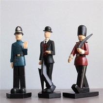 한소픈 마블 영국 군인헌병 경찰 신사 장식품/ 영국장식품/ 카페소품/ 카페장식품/ 인테리어소품/ 영국느낌장식, 영국군인