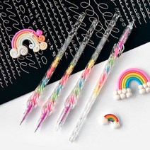 일정 2000 크리스탈 레인보우 중성펜 0.5mm 1통(20개)