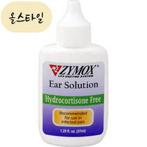 [해외] 자이목스 그린 강아지 고양이 귀염증 오틱 그린레이블 37ml 올스타일 미국직구 ZYMOX, 1개