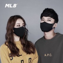 바비썬 (세일특가당일배송)MLB정품 공항패션 마스크 블랙방한마스크