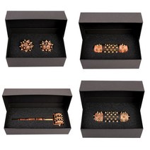 지압볼 두통 도리깨 수지침 굴렁쇠 명절 마사지 손안마 알토란 효도선물 국산 향나무 혈침기 혈액순환, 3-자석 도리깨(1pcs)