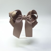 공단 기본 리본핀 볼륨 리본핀(블랙 모카)