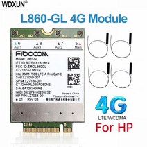 FDD-LTE TDD-LTE Cat16 Fibocom L860-GL 4G Wlan 카드 SPS L27188-001 HP 노트북 Elitebook X360 830 840 850, L860-GL antennas