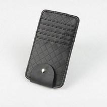 자동차 트렁크 정리함 정리 선 바이저 보관 가방 파우치 태양 안경 명함 홀더 펜 카드 CD DVD 클립 액세서리, [01] Black