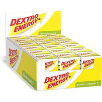 Dextro Energy 덱스트로에너지 포도당 캔디 큐브 레몬 비타민 C 8개입 x18팩
