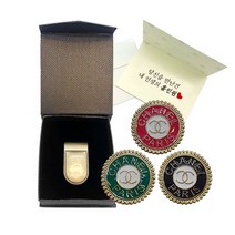 코코파리 골프볼마크 & 골프티꽂이 퍼터키퍼 티걸이 볼마커 ( PXG 에이밍 카카오 마커그룹 황금돼지 마크앤로나 선물용품 ), 레드, 선택없음