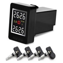 도요타 랜드크루저 캠리 용 4 개의 외부 센서 LCD 모니터가 있는 U912 TPMS 무선 자동 자동차 타이어 압력 모니터링 시스템, Built in