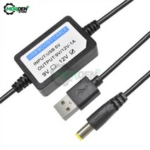 DC-DC DC 5V ~ 9V 12V 1A 스텝 업 USB 부스트 케이블 전원 변환기 어댑터 USB 케이블 코드 플러그 5.5x2.1mm, CHINA|DC 5V TO 9V