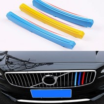 3개 M3 스웨덴 색 전면 그릴 볼보 S60 S90 XC40 XC60 XC90 XC70 CC S90 S60 S40 V60