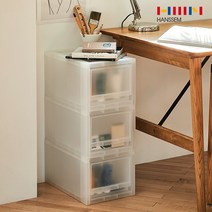 [한샘] 스페이스빌더 다용도 리빙박스 모듈형 서랍장 S, 크림