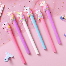 달자샵 인기폭발 유니콘 라이트 펜 다이어리 꾸미기 감성 불빛 볼펜, 1Pcs, 화이트