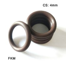 고무와셔 오링 실리콘 구리 스텐 fkm 링 개스킷 cs 4mm od 12mm 60mm 불소 고무 o-링 와셔 오일 노화 마모에 대한 저항 오존 연료 화학 씰, 105x97x4mm 2개, 무작위 색상