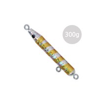싸파 더블킬 대구 봉메탈 지그 실버옐로우 300g 선상낚시, 단일옵션